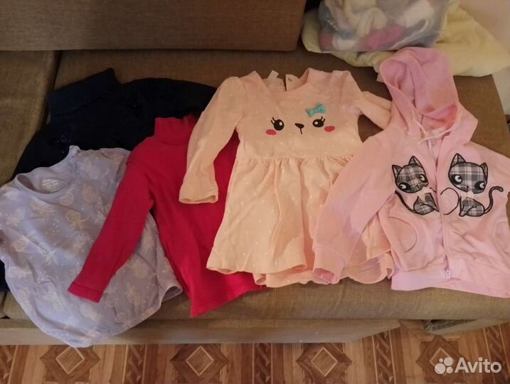 Вещи пакетом на девочку 92 98