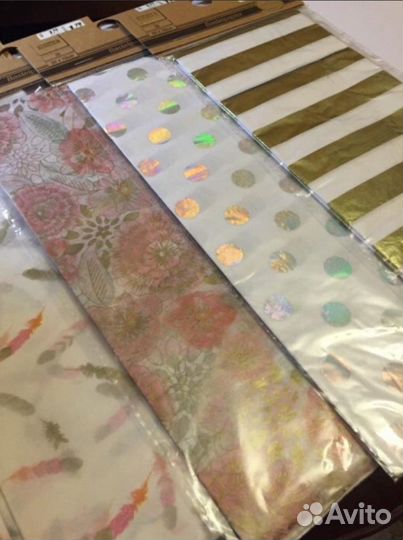 Упаковочная бумага и декор для подарков