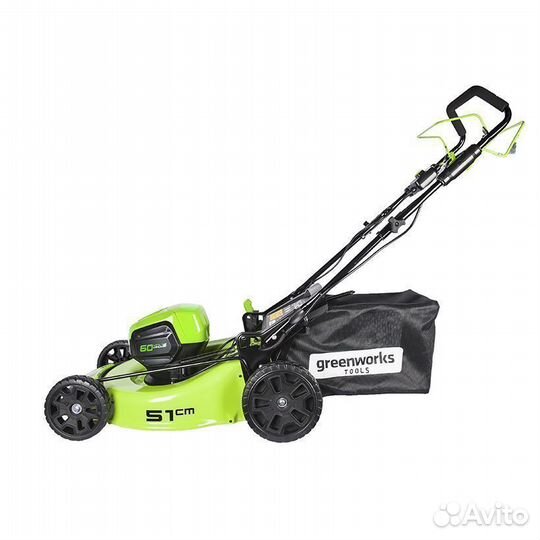 Газонокосилка самоходная, аккумуляторная Greenwork