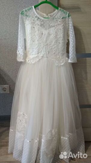Платье для девочки 122-128