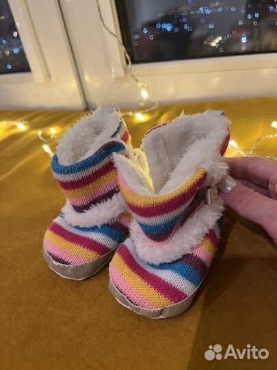 Пинетки/ботиночки тёплые (18 р)