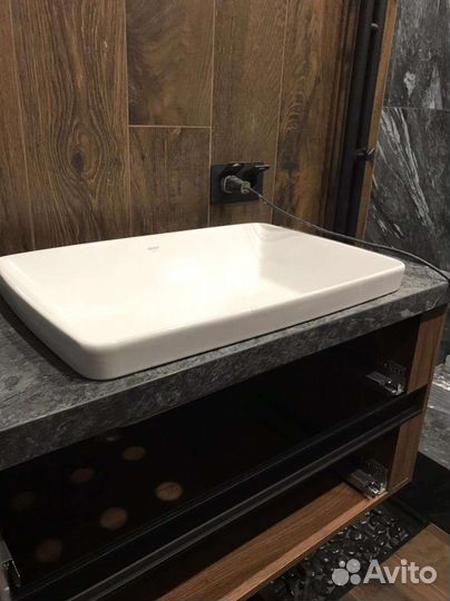 Столешница из керамогранита под раковину 800*480