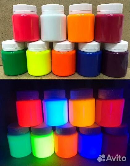 Флуоресцентный неоновый краситель