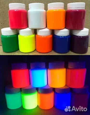 Флуоресцентный неоновый краситель