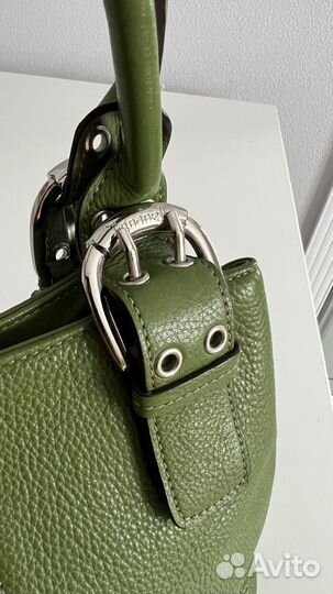 Сумка Tignanello зеленая, кожа