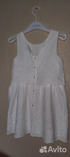 Платье белое для девочки