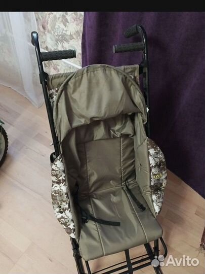 Санки коляска на колесах