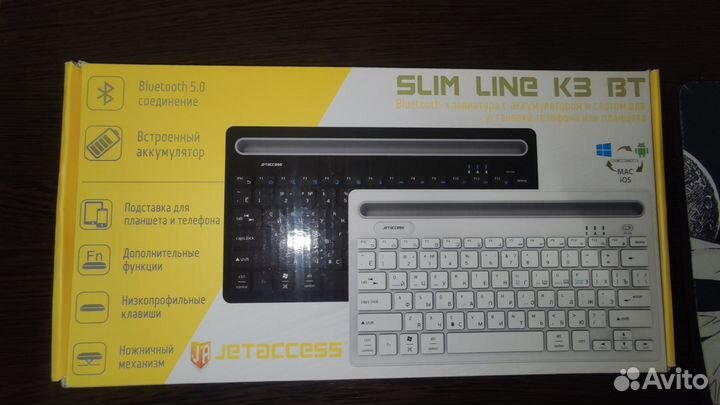 Bluetooth клавиатура slim line K3 BT