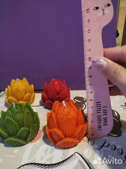 Свеча лотос