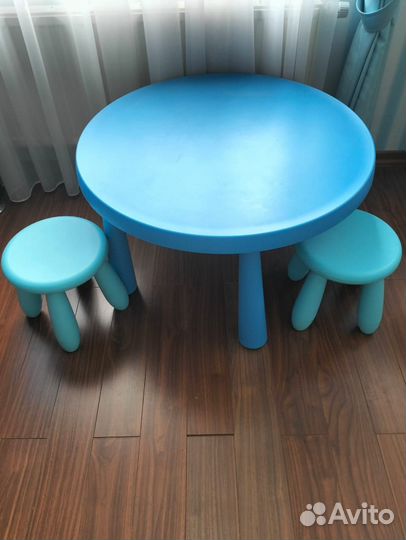 Комплект детской мебели стол и стул IKEA