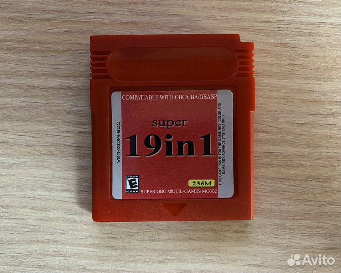 Картридж многоигровка Game Boy