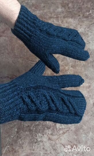 Варежки трехпалые