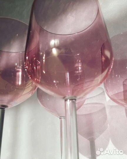 Калининские фужеры, графин хрусталь СССР