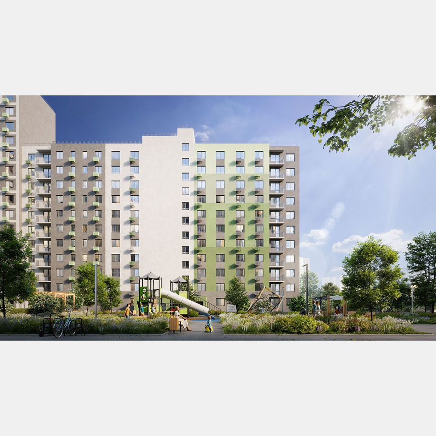 1-к. квартира, 32,1 м², 7/16 эт.