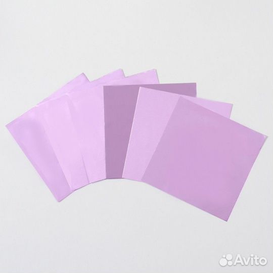 Фольга для конфет, сиреневая, 100 шт