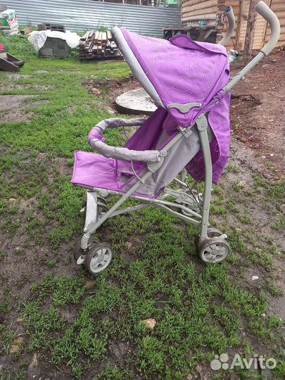 Прогулочная коляска трость бу