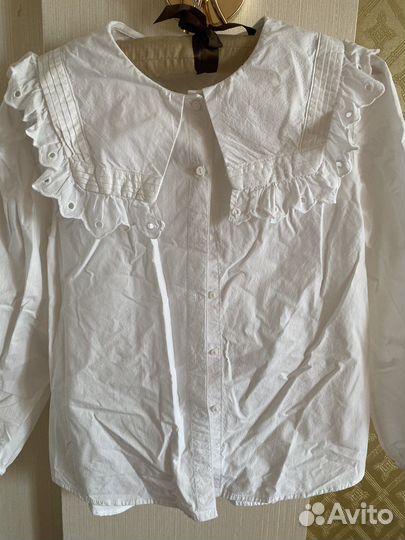 Блузка белая для девочек