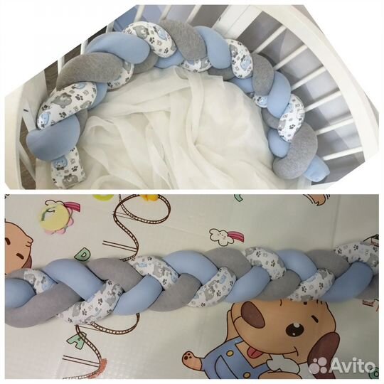 Бортик косичка