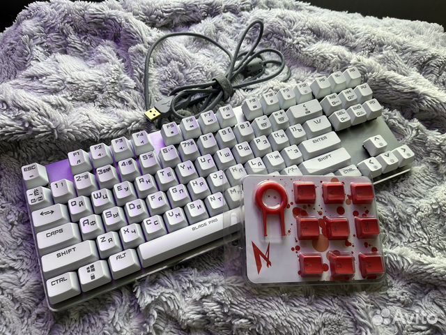Игровая клавиатура zet gaming blade pro белая купить в Коммунарке ...