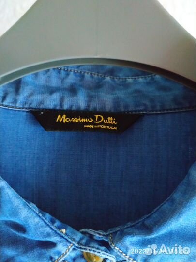 Джинсовая рубашка Massimo Dutti