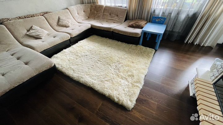 Ковер из овечьих шкур (185х220)