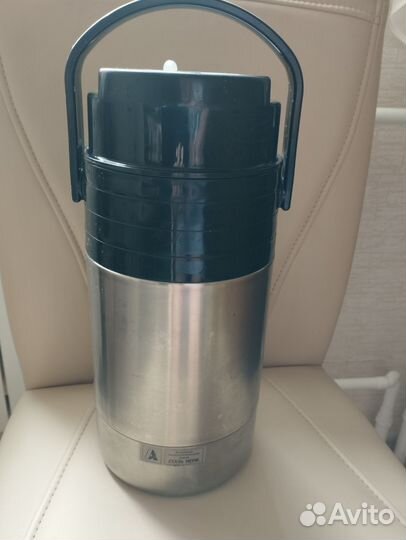 Супер термос вакуумный, 2л.нержавейка СССР
