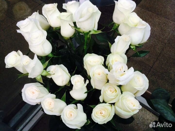 Цветы розы букет