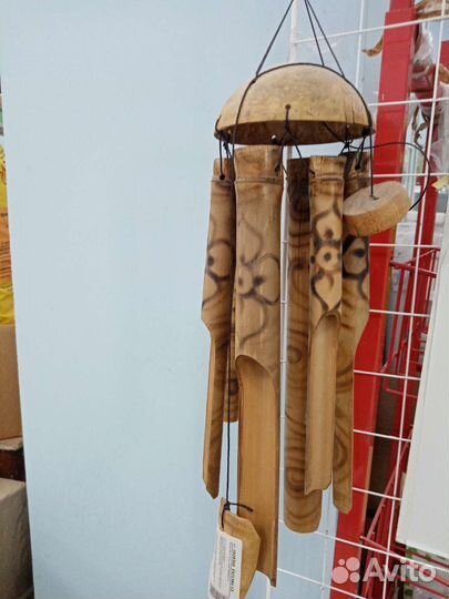 Декор из бамбука, звенит