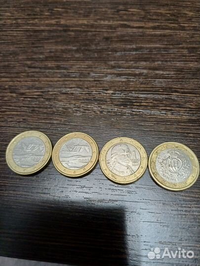 1 евро монета