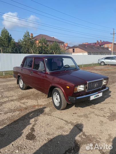 ВАЗ 2107 1.6 МТ, 2012, 55 898 км