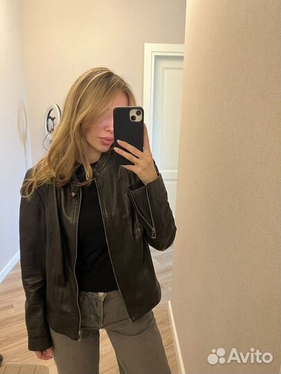 Куртка кожаная женская