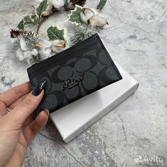 Картхолдер на молнии Coach