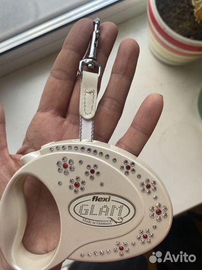 Рулетка для собак Flexi glam white