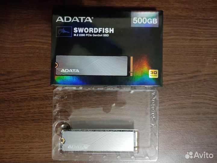 Новый быстрый 500GB SSD диск M2 PCI-E nvme