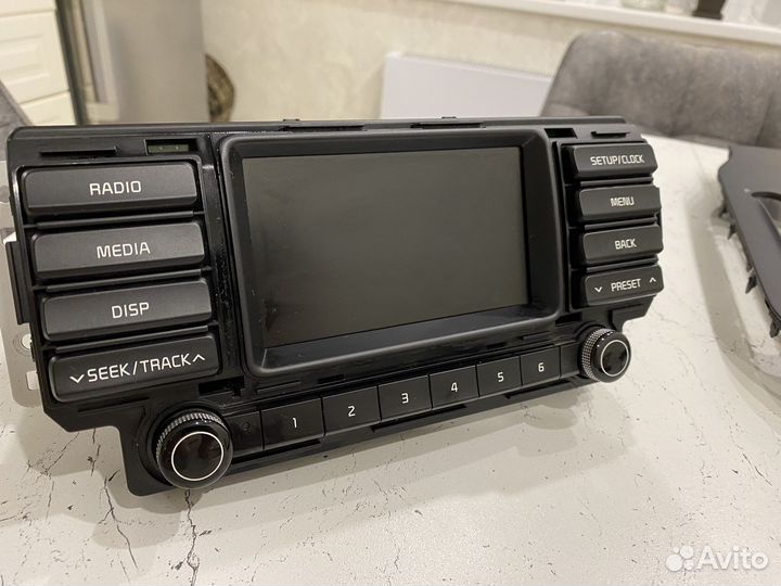 Магнитола kia rio 4 штатная