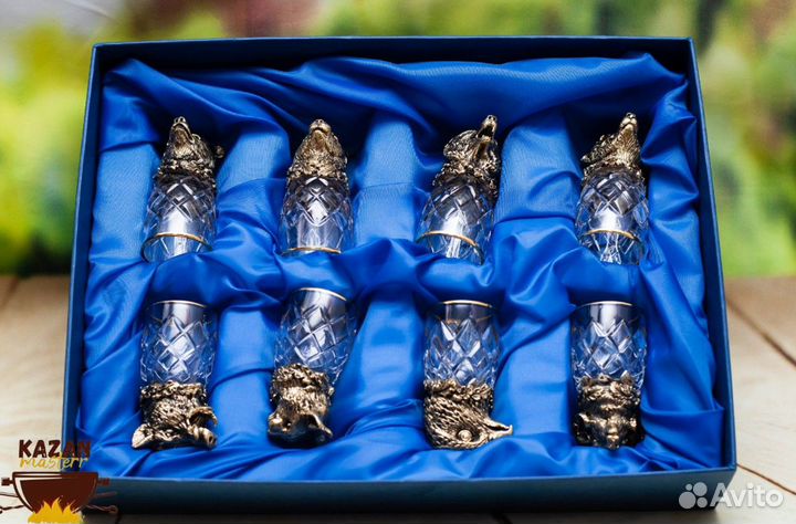 Рюмки Стопки перевёртыши Подарочный набор