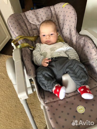 Стул для кормления happy baby