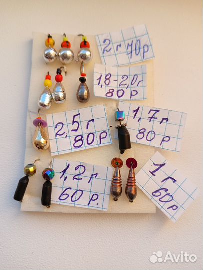 Мормышки вольфрамовые