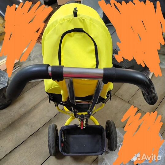 Детский трехколесный велосипед lamborghini