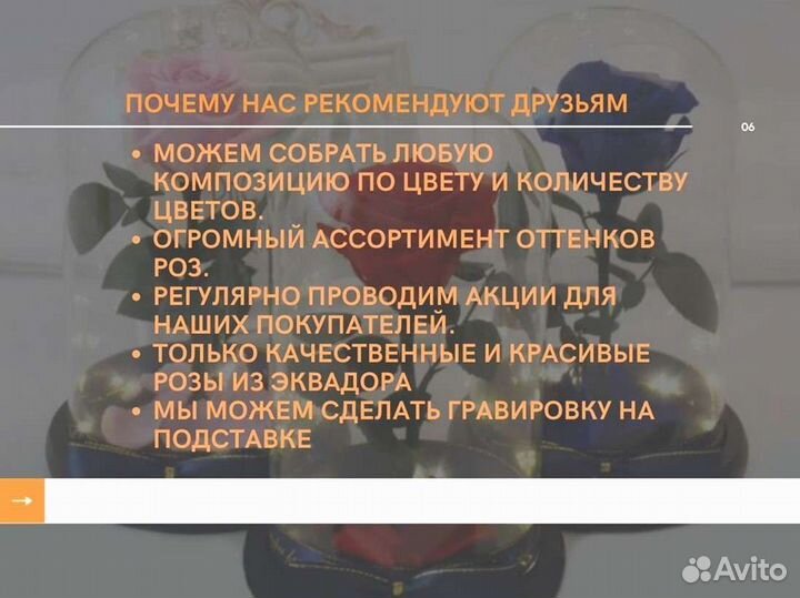 Роза в колбе. Неувядающая