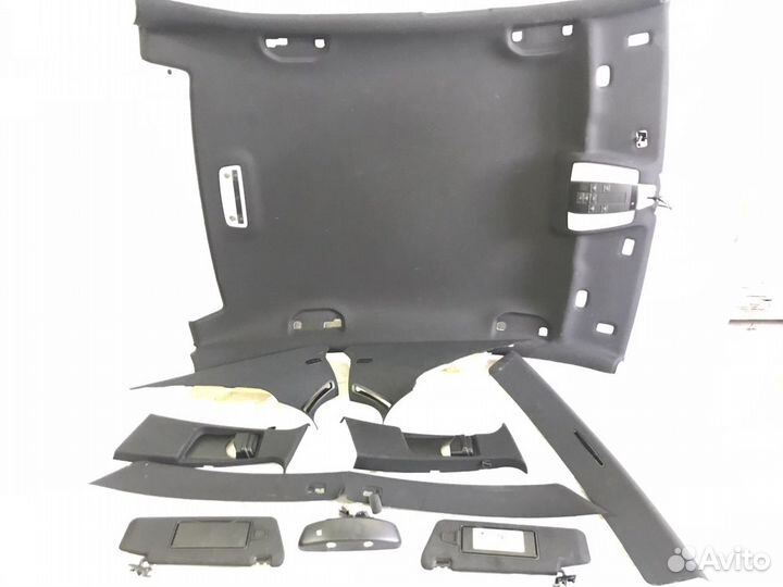 Потолок чёрный обшивка салона Мерседес w212