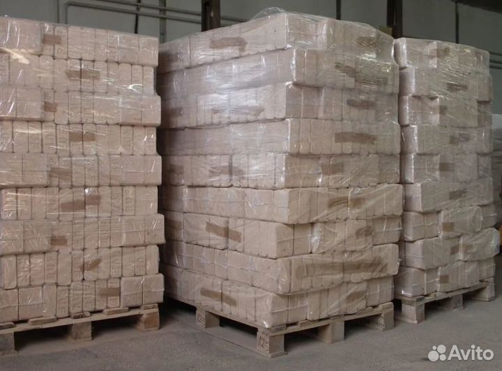 Брикеты топливные Береза Щепа, 1 поддон