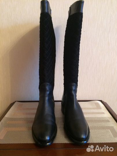 Сапоги осень -зима кожа 38 размер