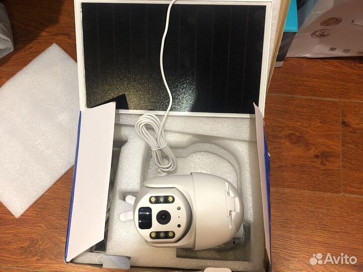 Камера видеонаблюдения уличная солнечная 4g