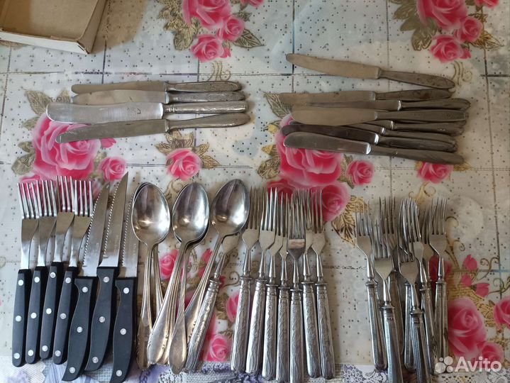 Ложки вилки нержавейка СССР новые