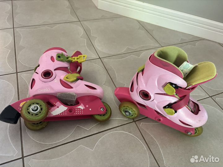 Ролики детские на 3 колеса 26-28размер