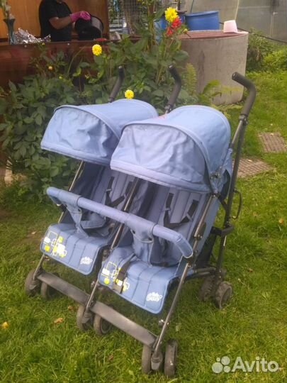 Коляска-трость для двойни