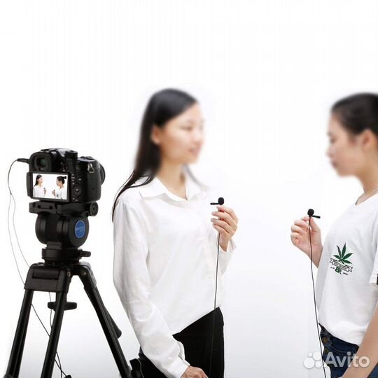 Boya BY-M1DM Двойной петличный микрофон