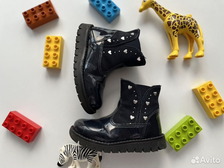 Ботинки демисезонные для девочки 24 размер