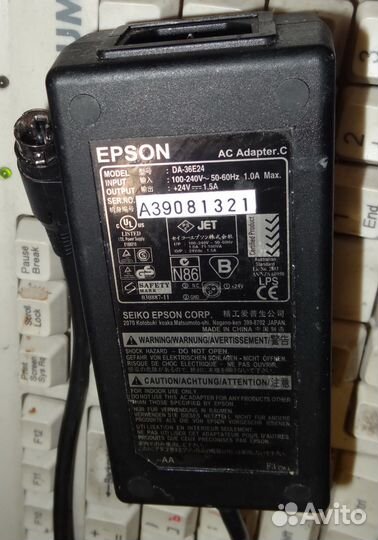 Адаптер DA-36E24 бу 24В 1,5А Epson (Мини-фр-К)